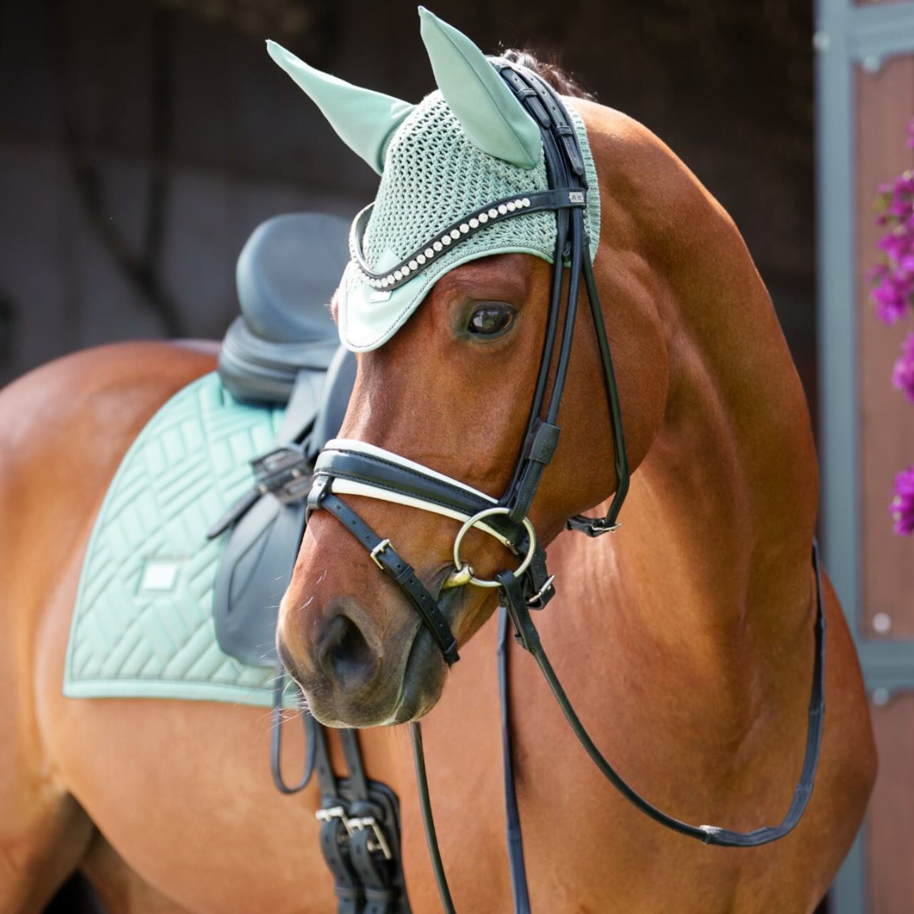 Fliegenhaube Mint Green Fliegenmütze