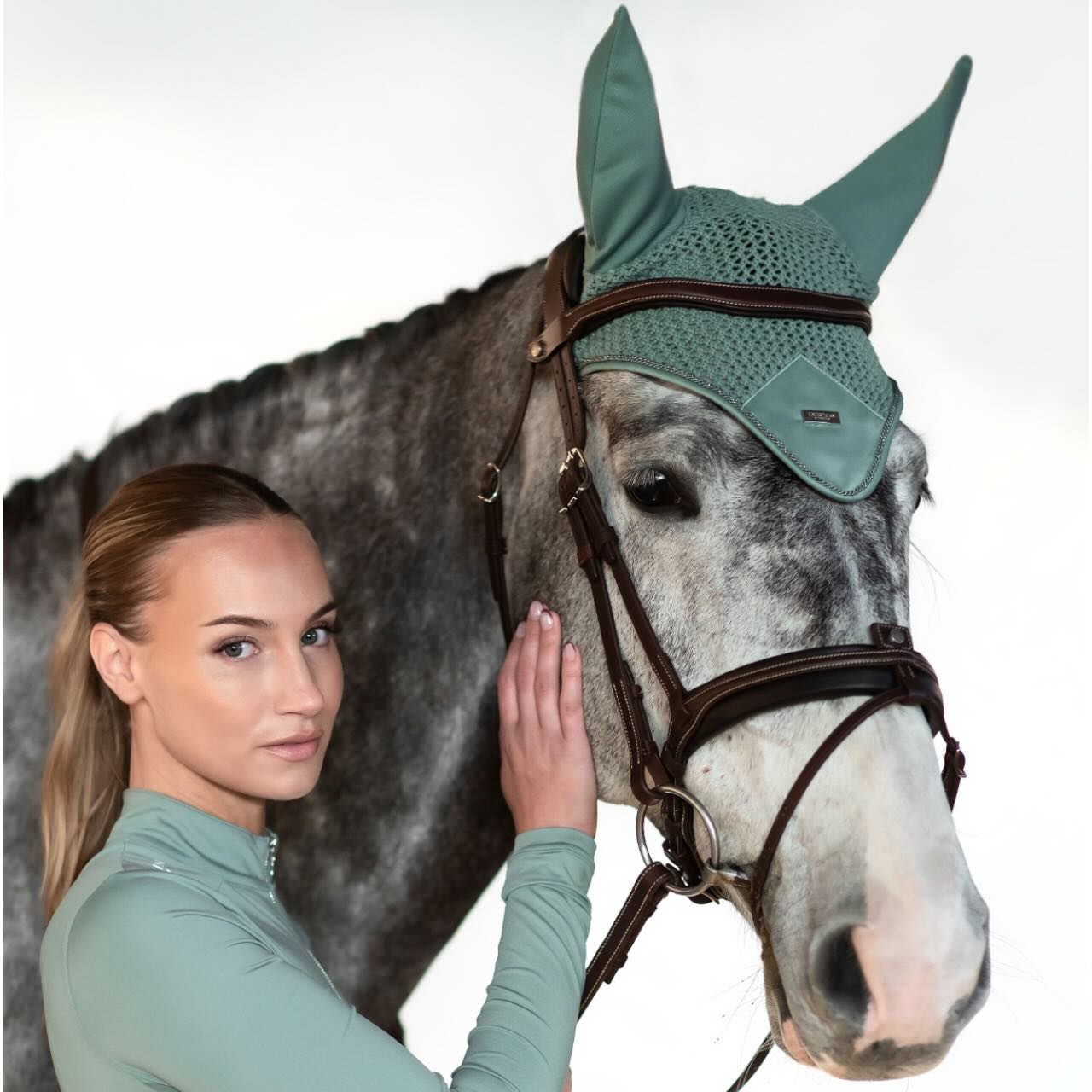 Fliegenhaube Mint Green Fliegenmütze