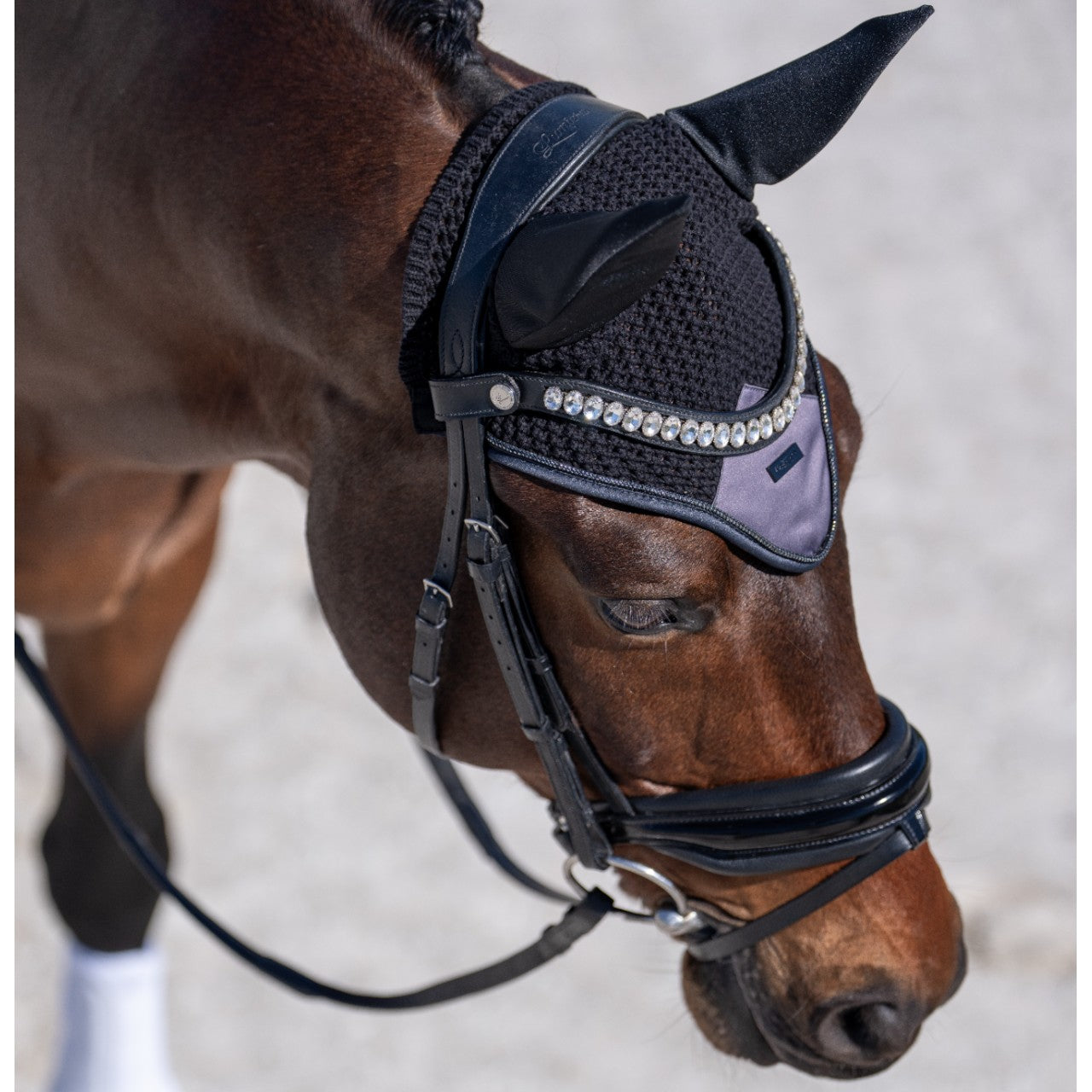 Fliegenhaube Modern Dark Violet Fliegenmütze