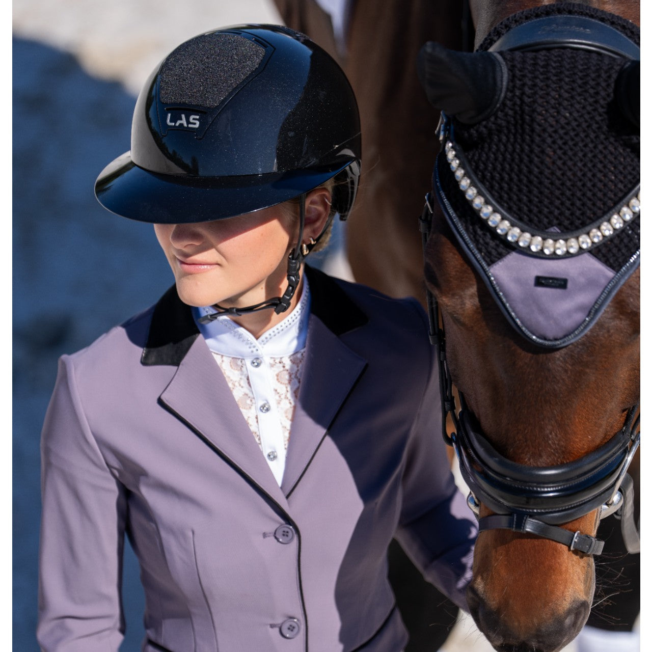 Fliegenhaube Modern Dark Violet Fliegenmütze