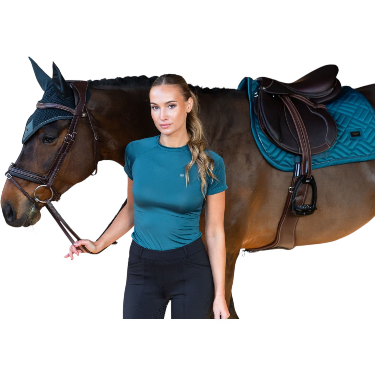Fliegenhaube Modern Teal Blue Fliegenmütze
