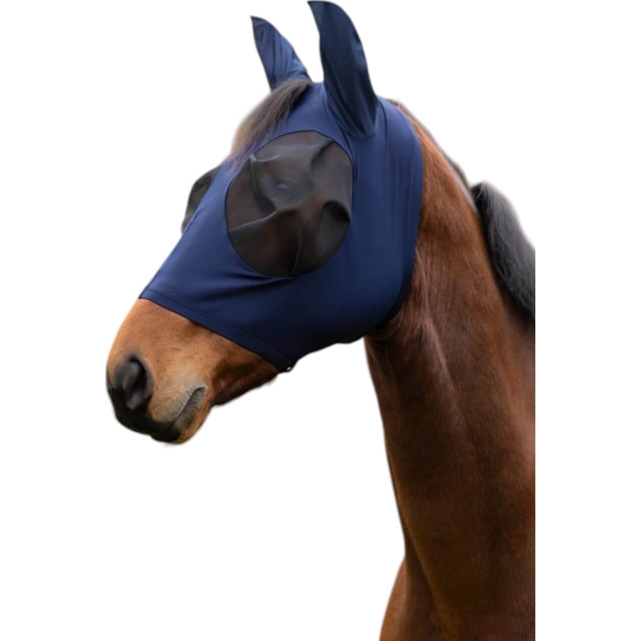 Fliegenmaske FinoStretch Zipper Fliegenschutzmaske