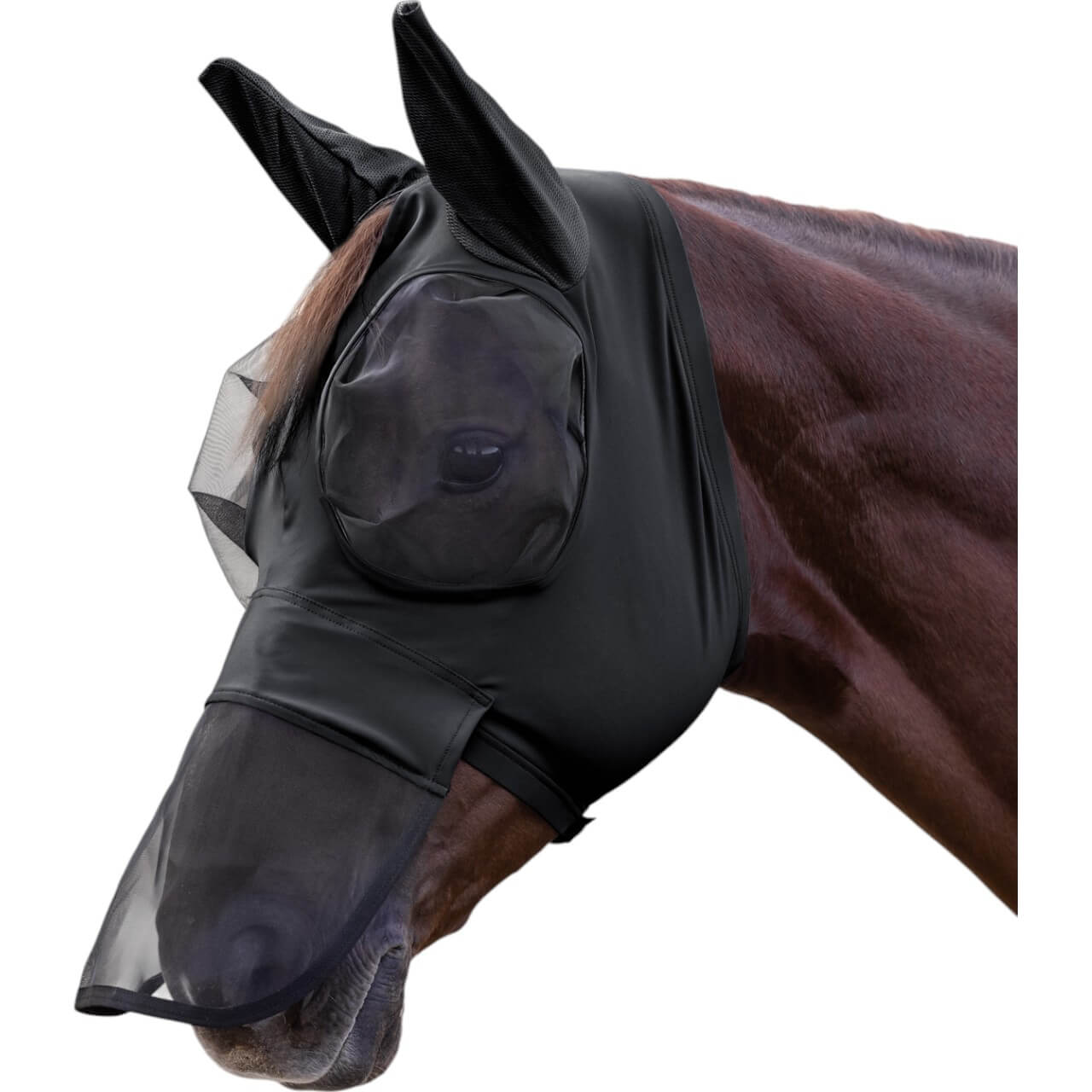 Fliegenmaske Puck mit Nasenschutz Fly Mask