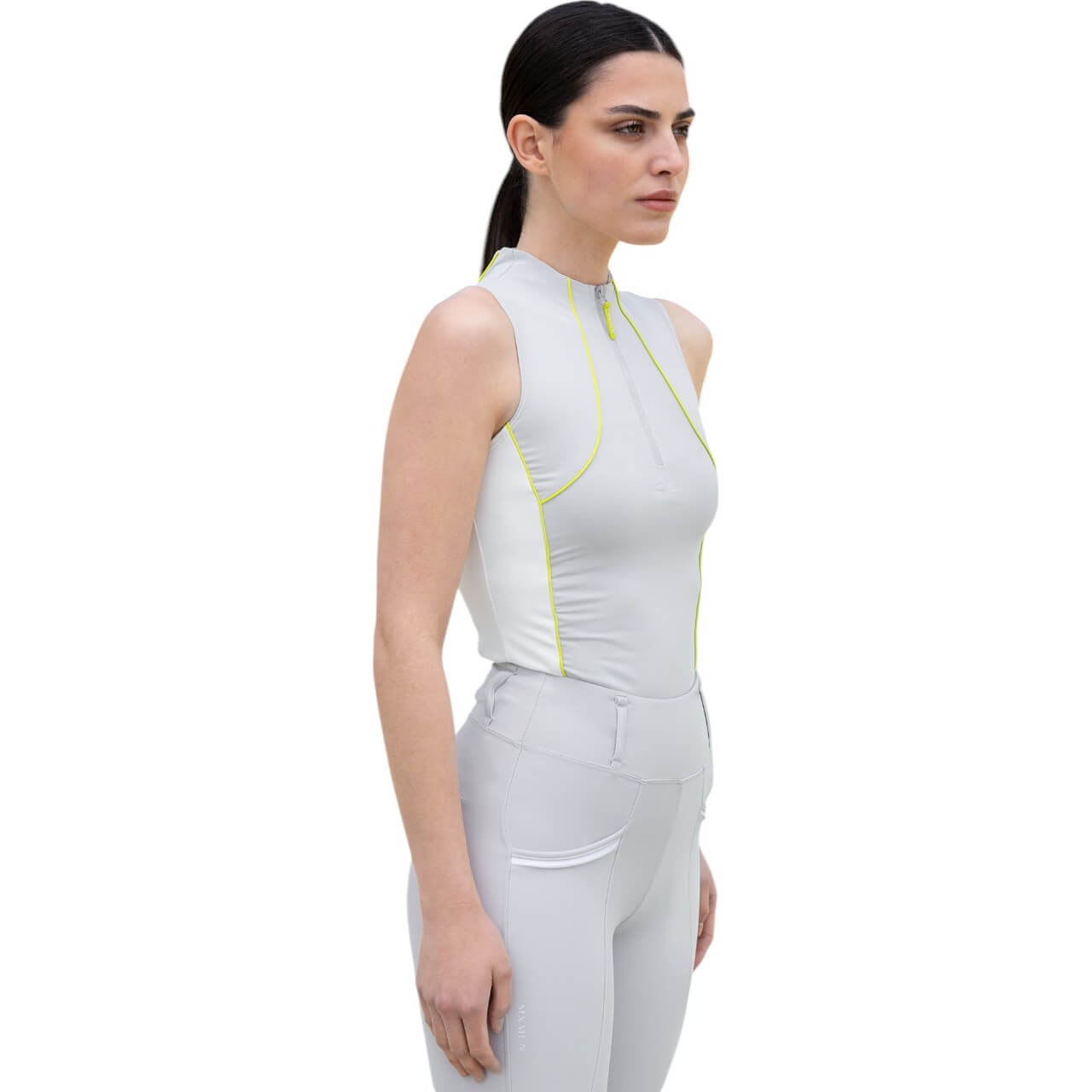 Top Damen Sleeveless Contrast Baselayer