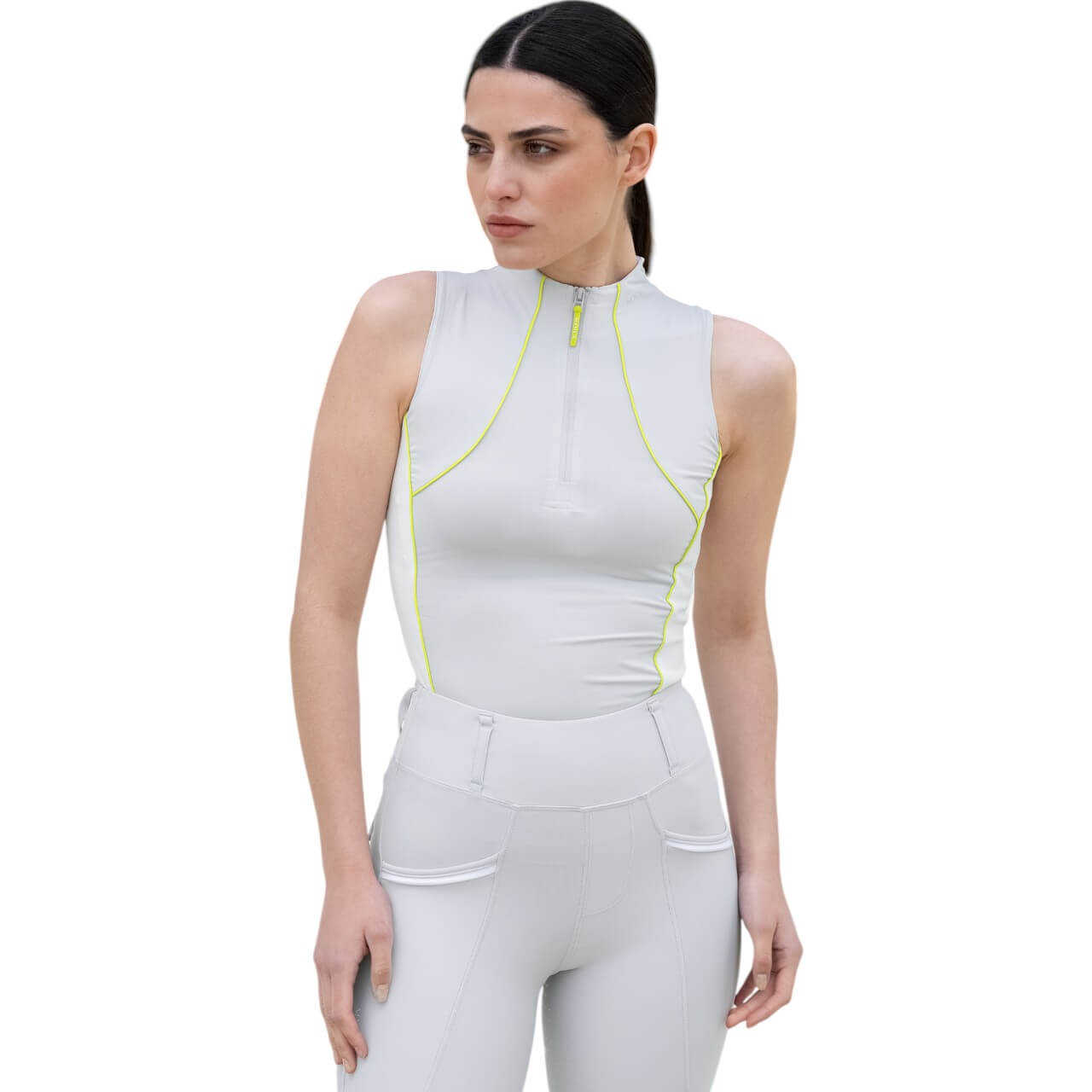 Top Damen Sleeveless Contrast Baselayer