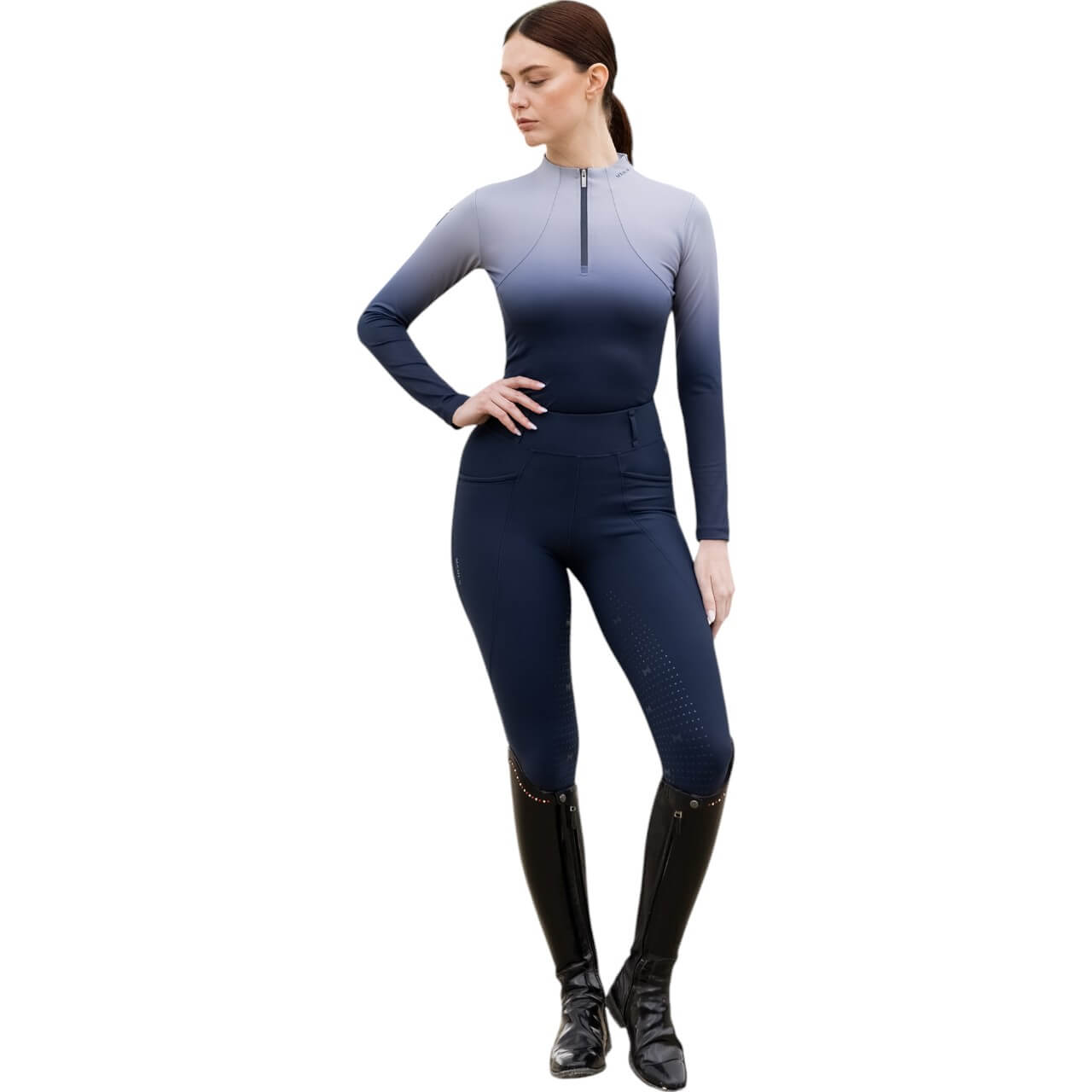 Funktionsshirt Damen Langarm Ombré Base Layer