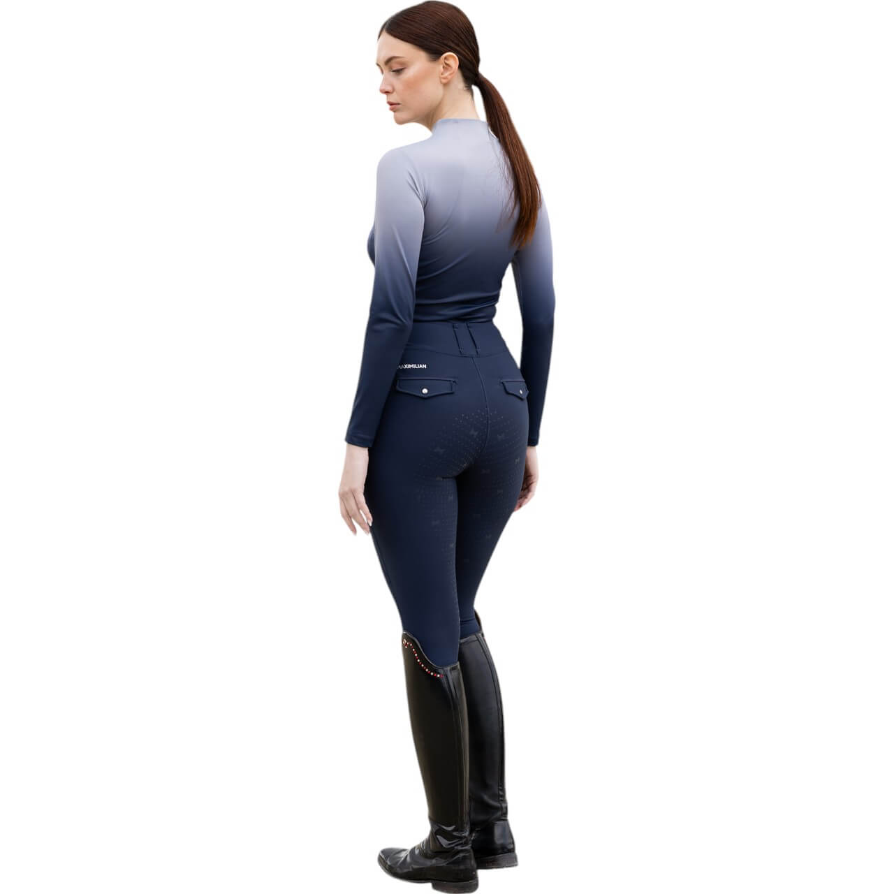 Funktionsshirt Damen Langarm Ombré Base Layer