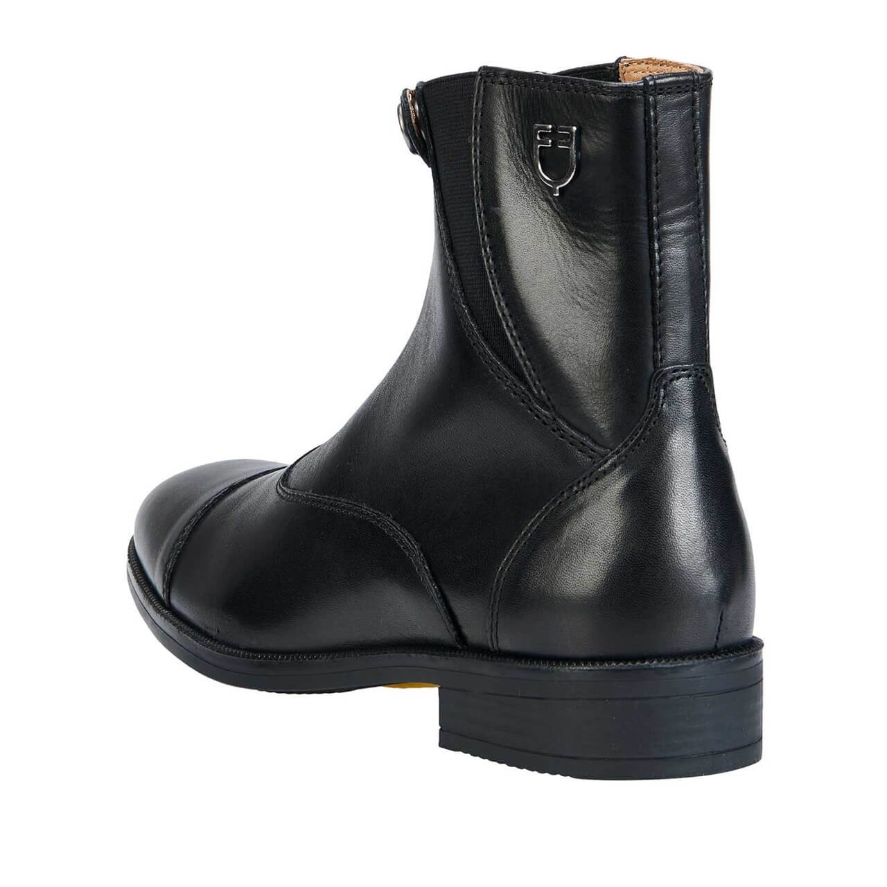 Stiefelette Unisex mit Frontzip Leder Stallschuh