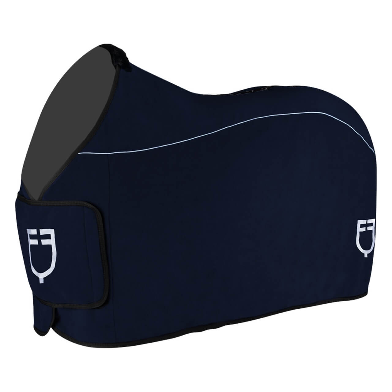Abschwitzdecke Fleece mit Frontverschluss