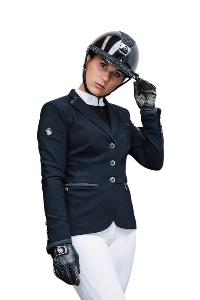 Turnierjacket Damen Victorine Crystal Fabric Turniersakko
