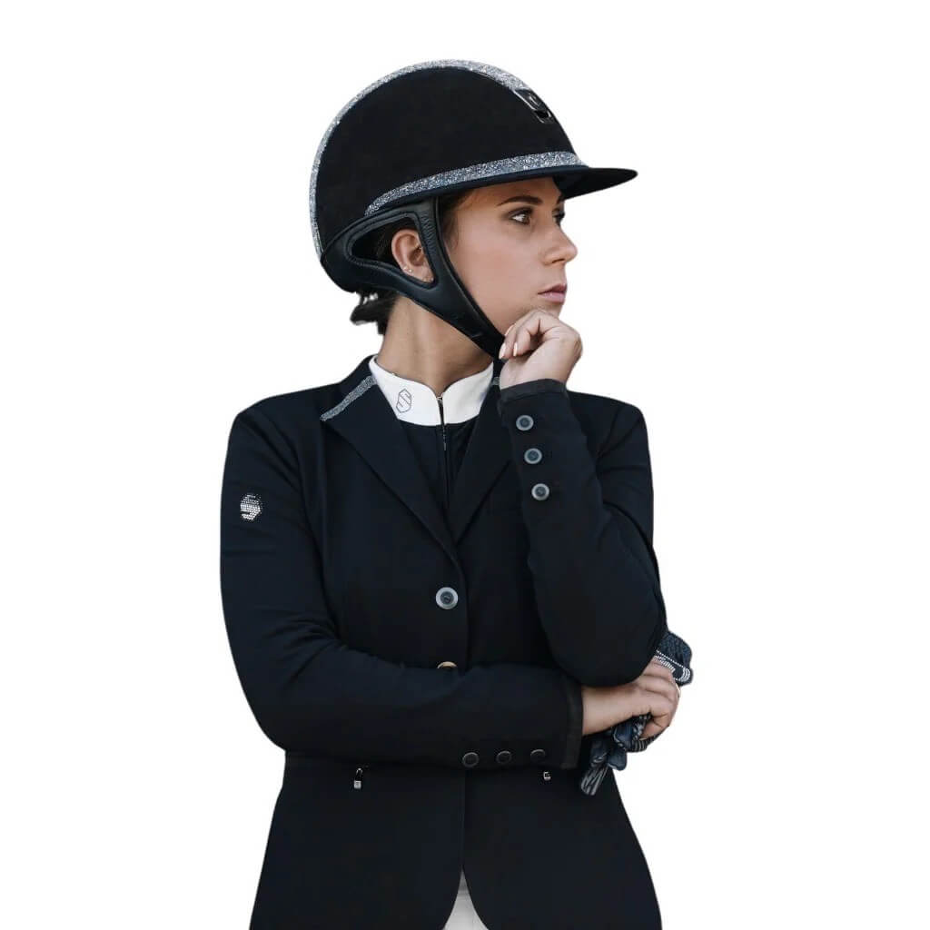 Turnierjacket Damen Victorine Crystal Fabric Turniersakko