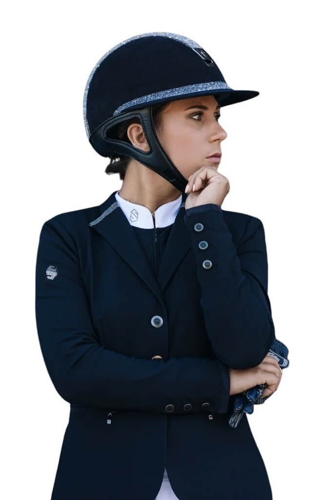 Turnierjacket Damen Victorine Crystal Fabric Turniersakko