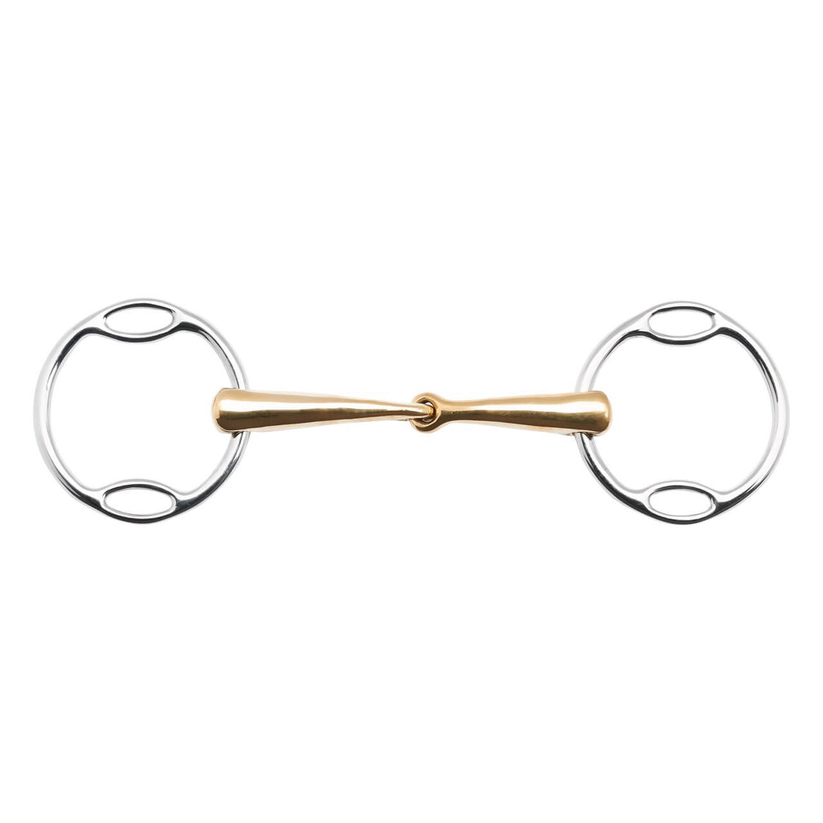 Multi-Ring-Gebiss Wassertrense Einfach Gebrochen KAUGAN®-Shaped 14 mm Soft-Ring, Produkt allein.