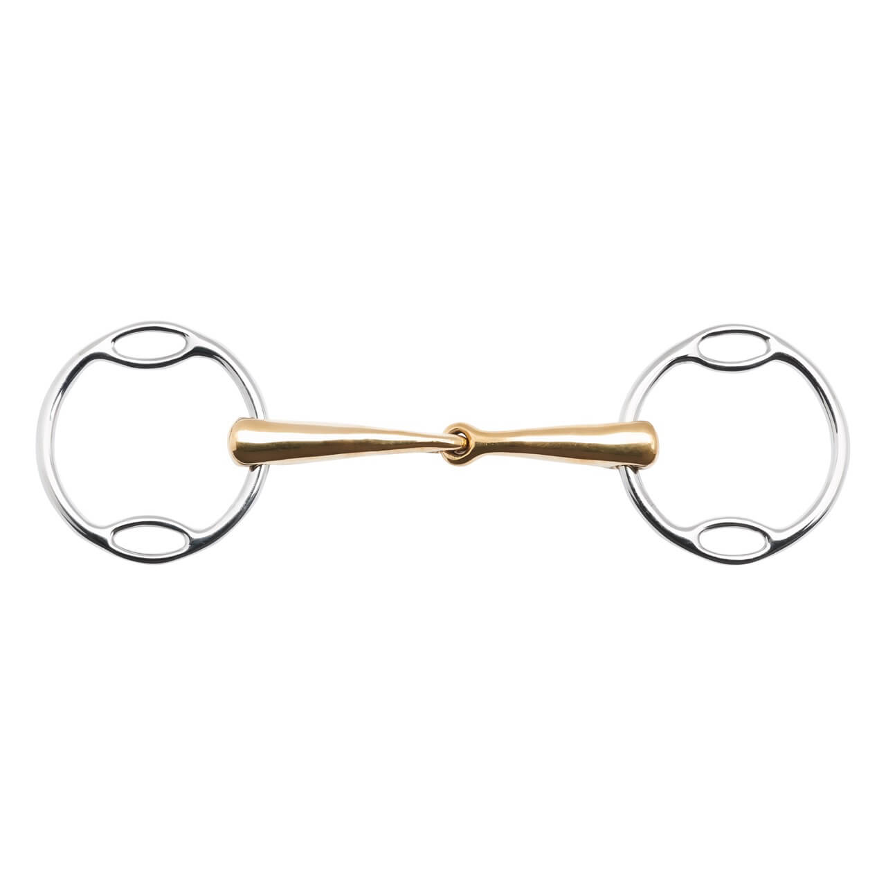 Multi-Ring-Gebiss Wassertrense Einfach Gebrochen KAUGAN®-Shaped 14 mm Soft-Ring