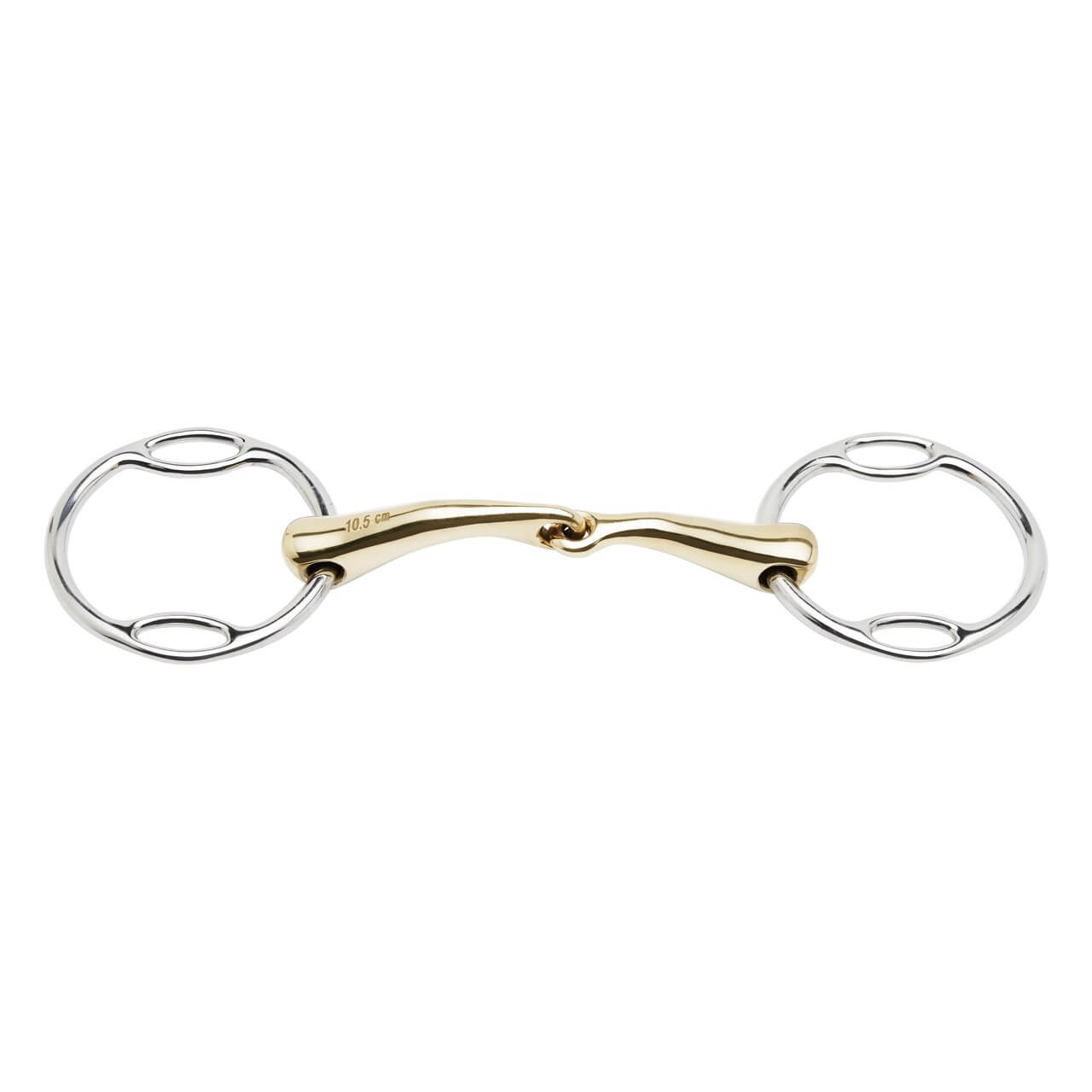 Multi-Ring-Gebiss Wassertrense Einfach Gebrochen KAUGAN®-Shaped 14 mm Soft-Ring