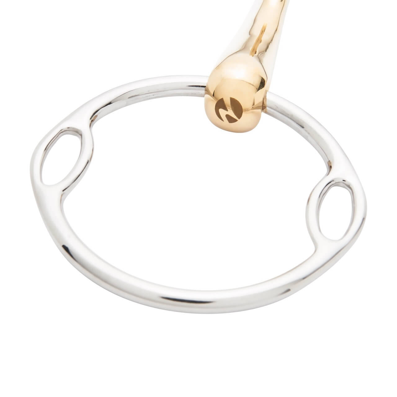 Multi-Ring-Gebiss Wassertrense Einfach Gebrochen KAUGAN®-Shaped 16 mm Soft-Ring