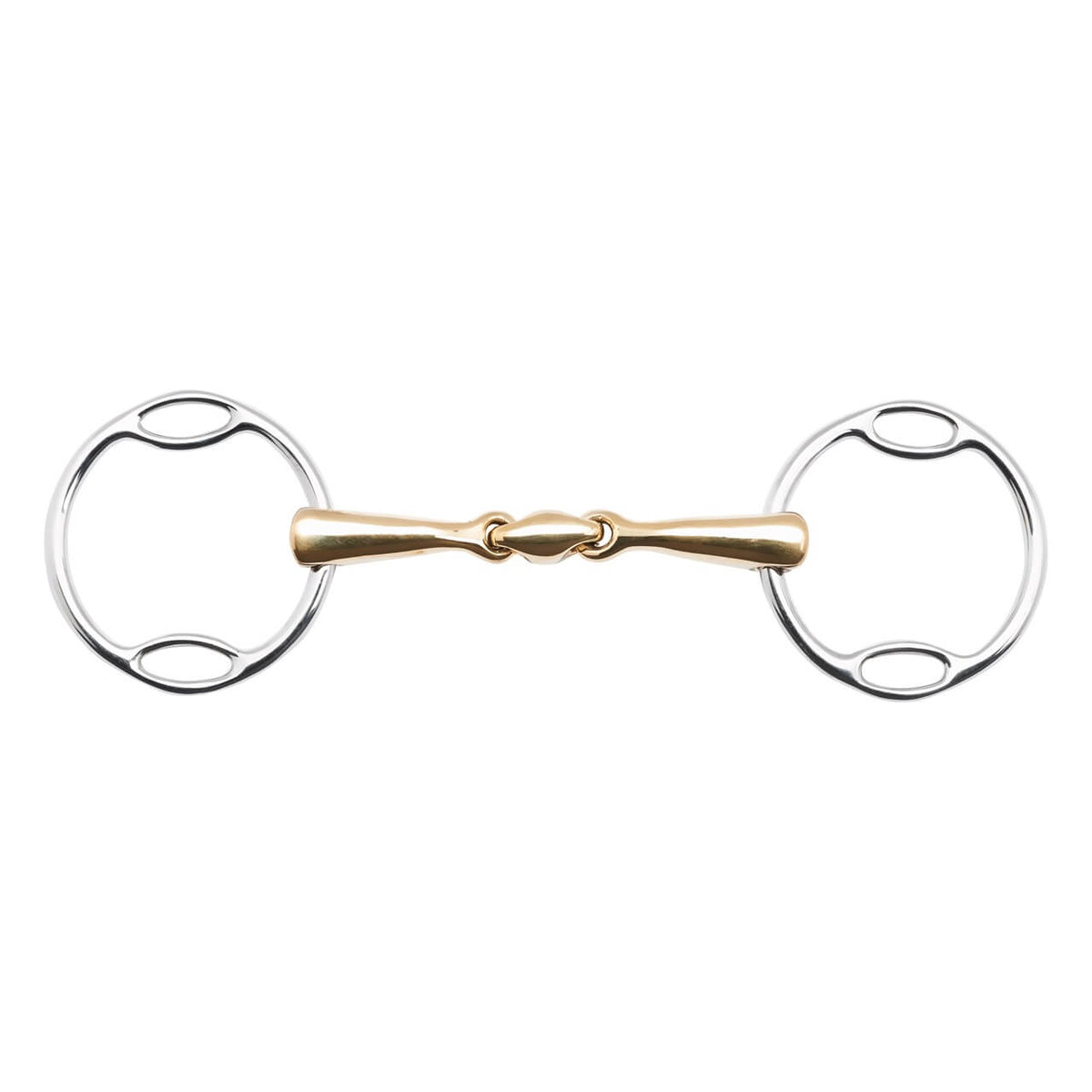 Soft-Ring-Wassertrense Doppelt Gebrochen KAUGAN®-Shaped 16 mm Multi-Ring-Gebiss