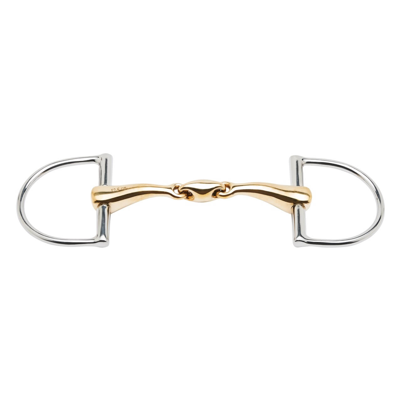 D-Ring Trense Doppelt Gebrochen KAUGAN®-Shaped 16 mm Gebiss