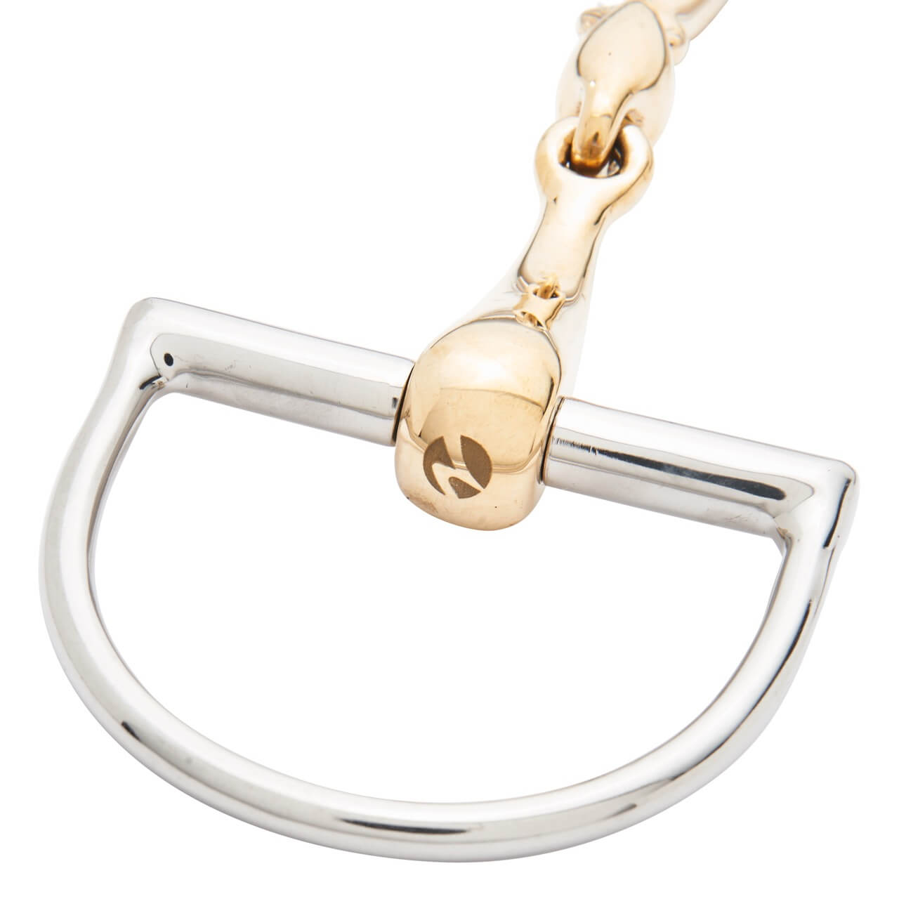 D-Ring Trense Doppelt Gebrochen KAUGAN®-Shaped 16 mm Gebiss