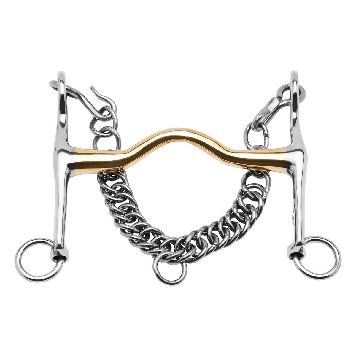 Dressurkandare Geneigte Zungenfreiheit KAUGAN® 14 mm Gebiss