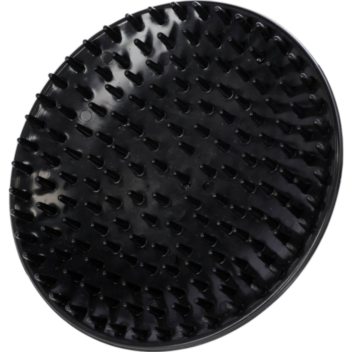 Kerbl Gumminoppenstriegel Massagestriegel, Schwarz, Produkt allein auf weißem Hintergrund.