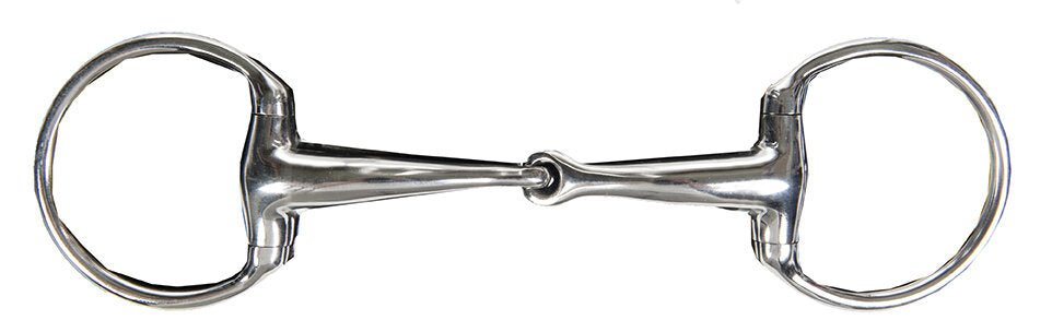 Olivenkopfgebiss anatomisch 18 mm Edelstahl Pferdegebiss