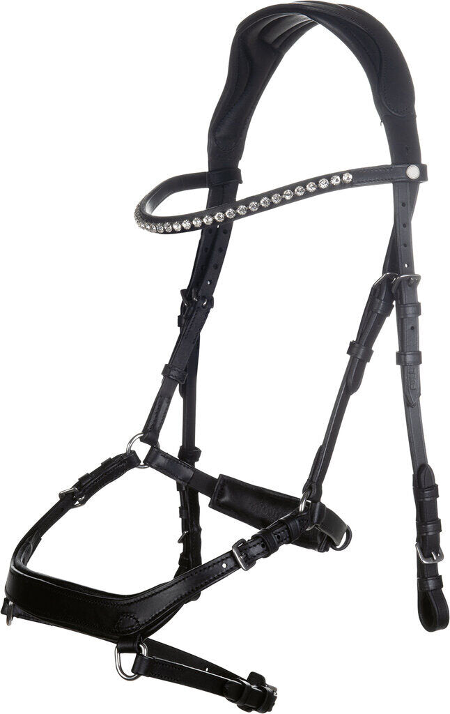 Trense Pro Anatomic mit englischem Reithalfter Zaumzeug