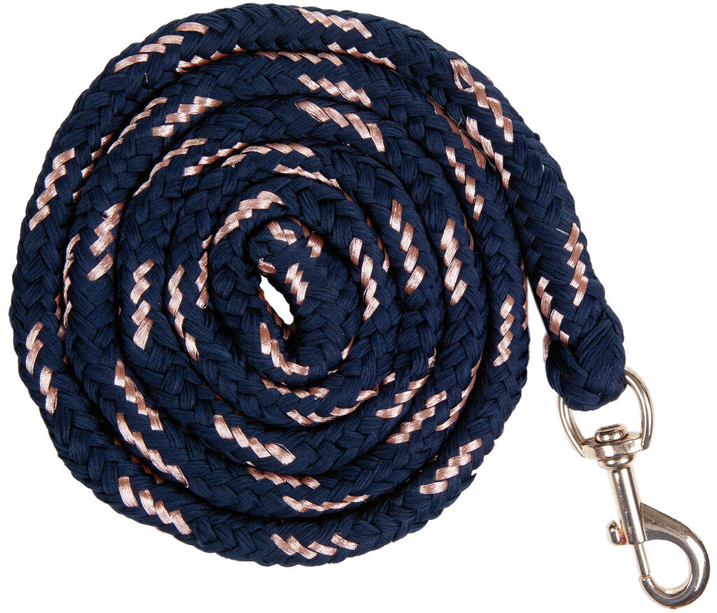 Rosegold vezetőszár 1,80 m karabinerrel