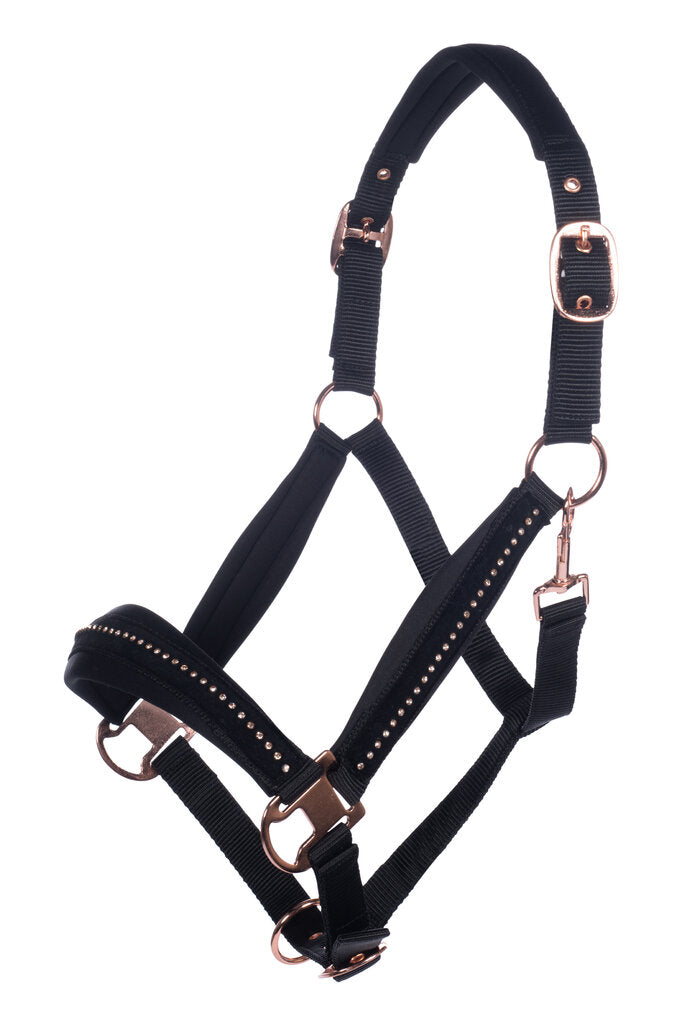 Nylonhalfter Berry mit Strasssteinen Stallhalfter