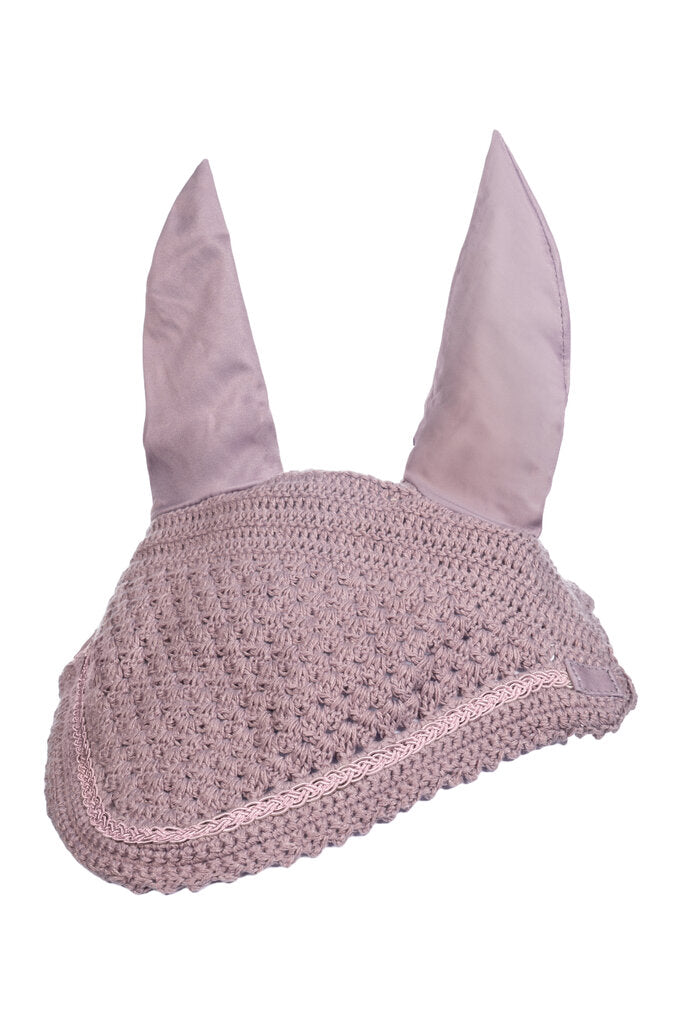 Fliegenhaube Daphne mit Zierkordel Fliegenohren