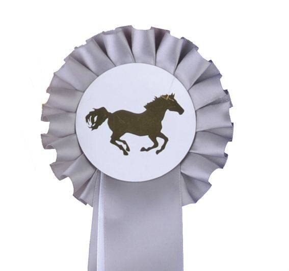 Turnirska rozeta, enojna, 10 cm, turnirski dodatki