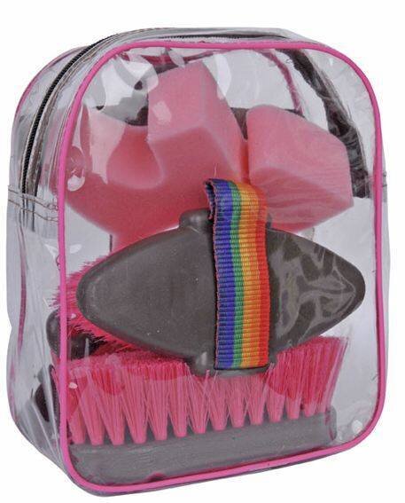 Putzset Rucksack 5-teilig Pferdepflege