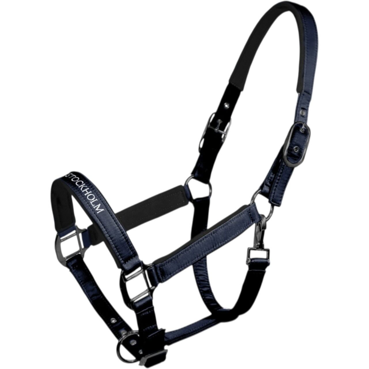 Hallfter Line Navy Lederhalfter