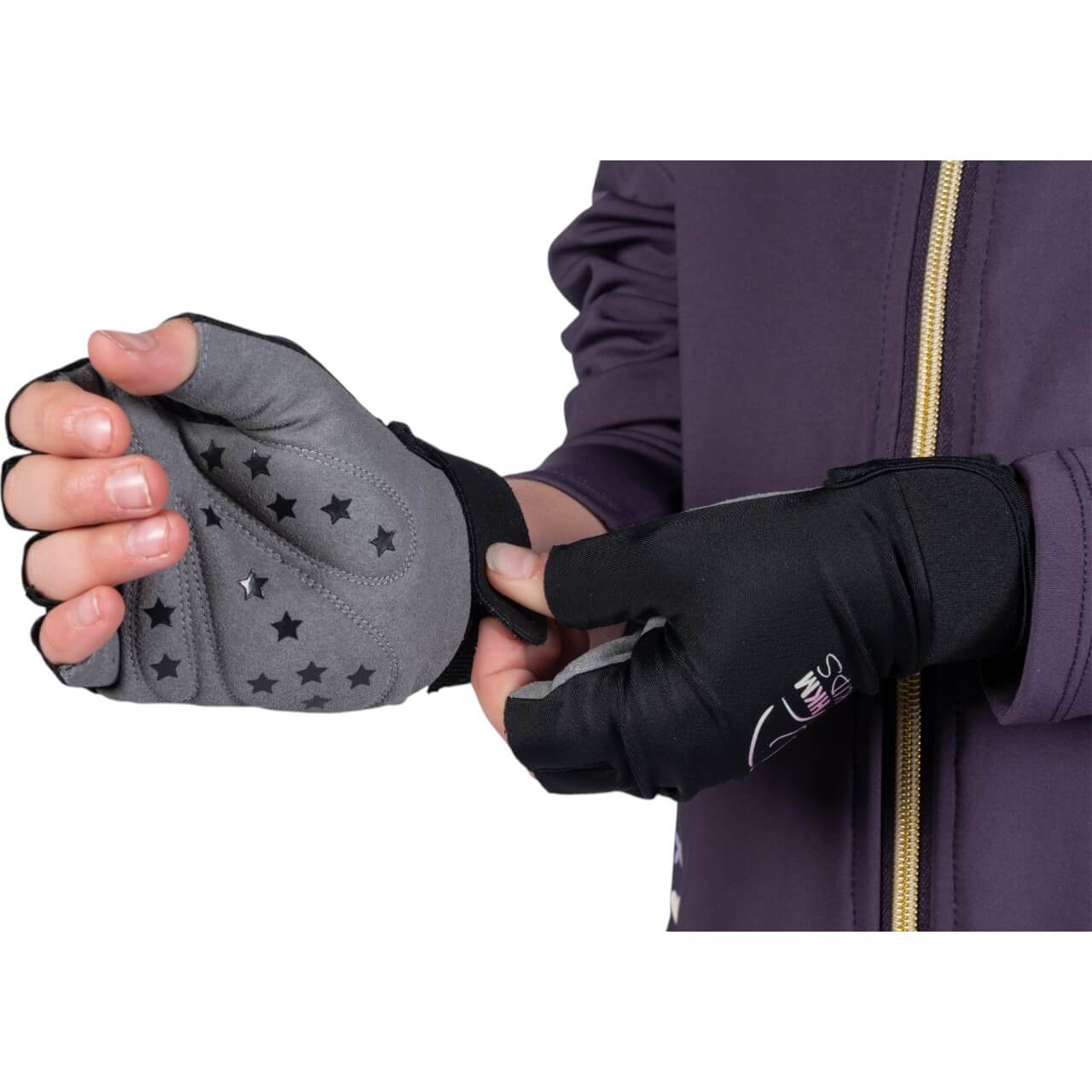 HKM Kids Handschuhe Hobby Horsing, stylisch