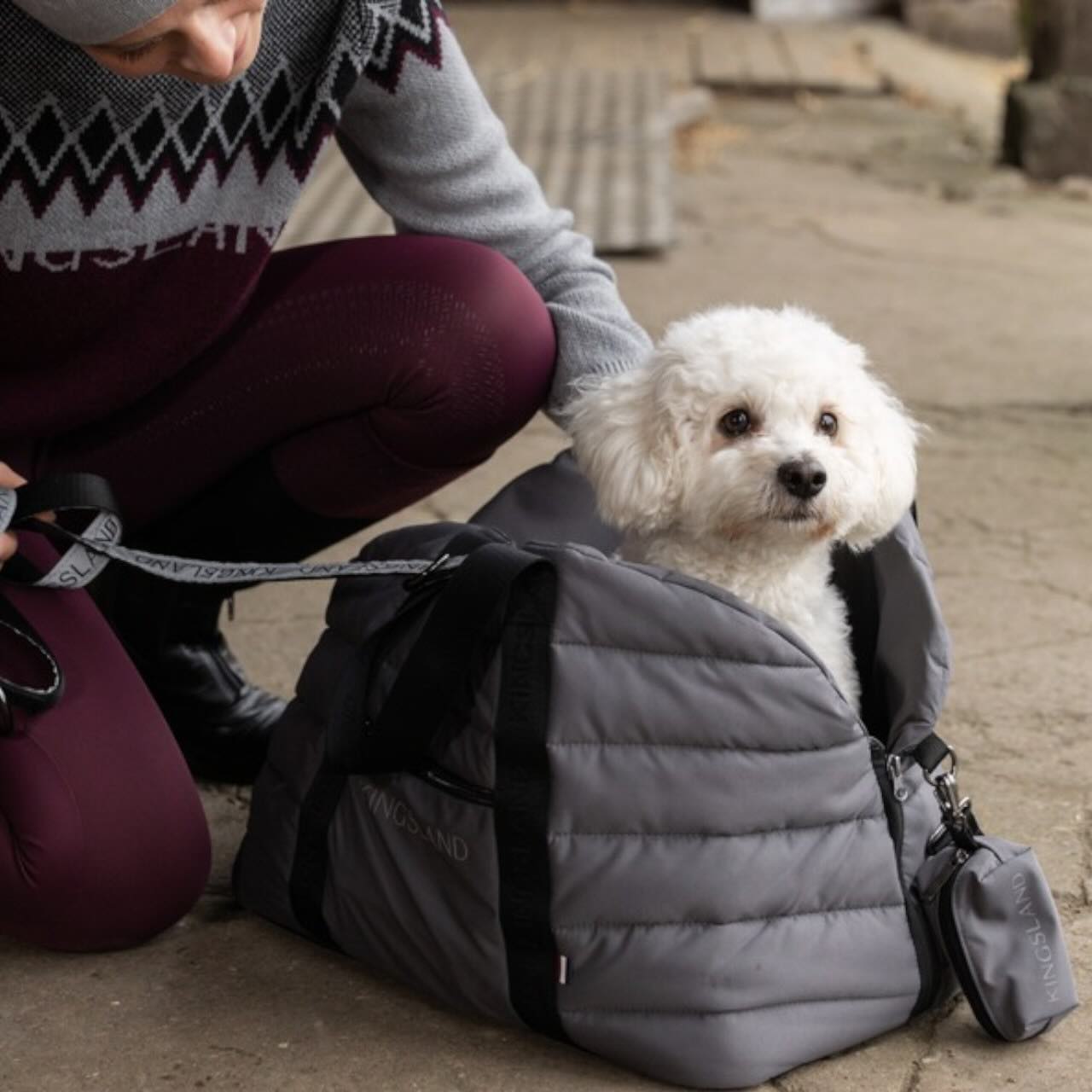Hundetasche mit Decke KLMacey HW 2025 Tasche