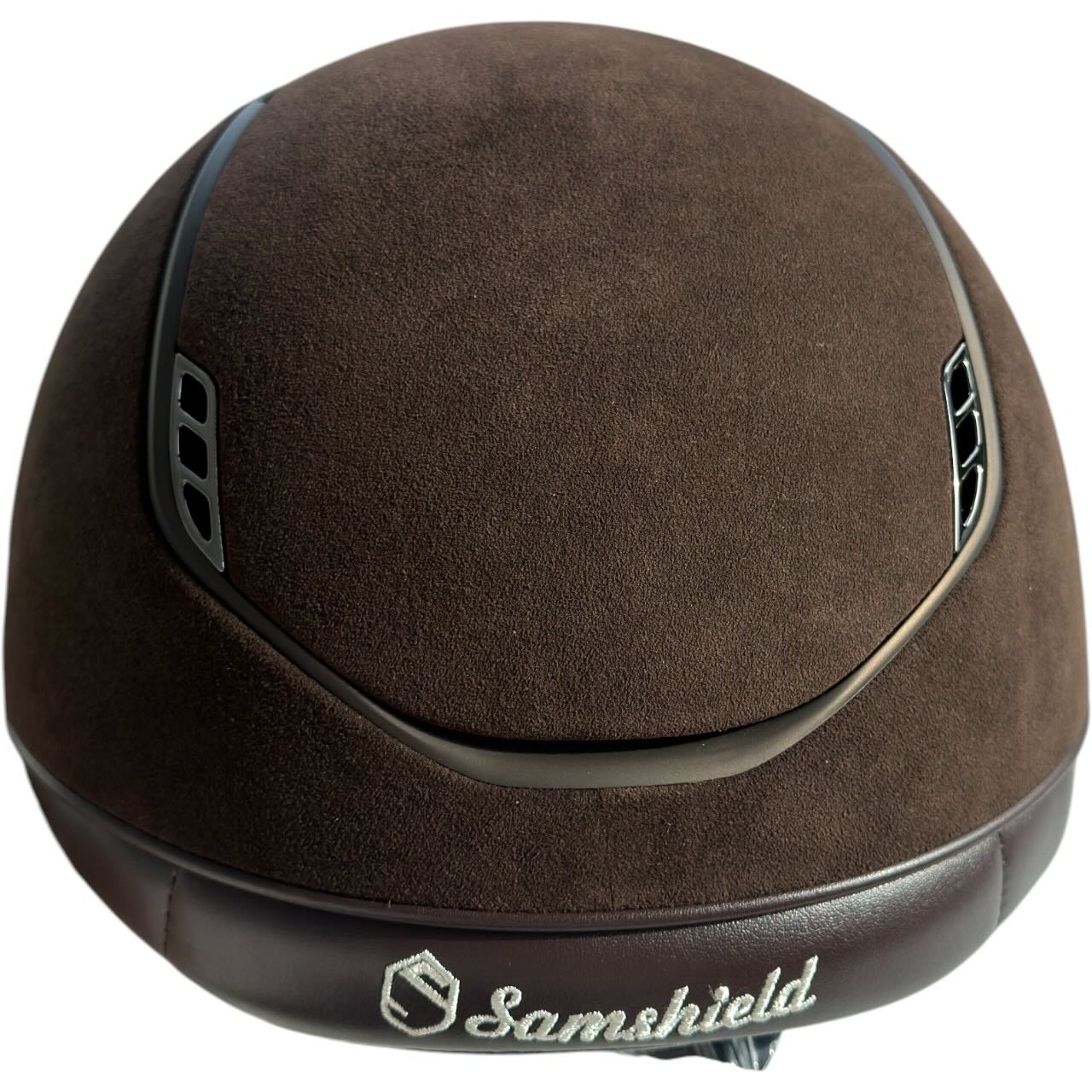 Reithelm Shadowmatt 2.0 Brown Alcantara Blason Crystal Fabric Black
