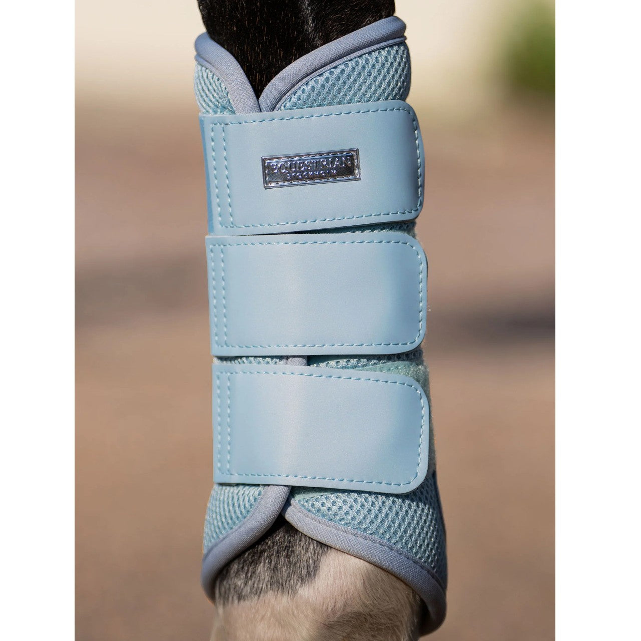Dressurgamaschen Ice Blue Mesh Brushing Boots