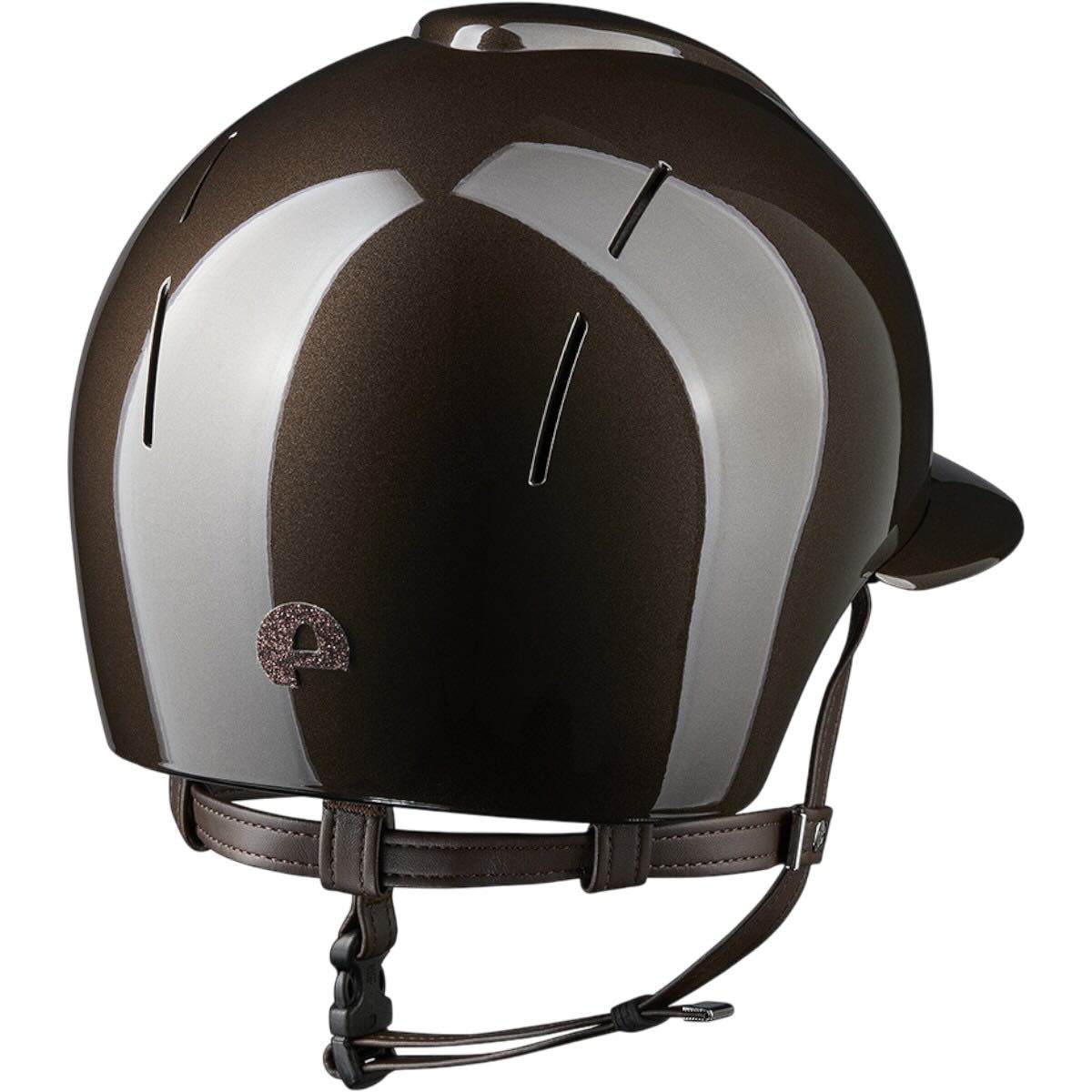 Reithelm Smart Nova Metallpolitur Polo Visier Star Brown