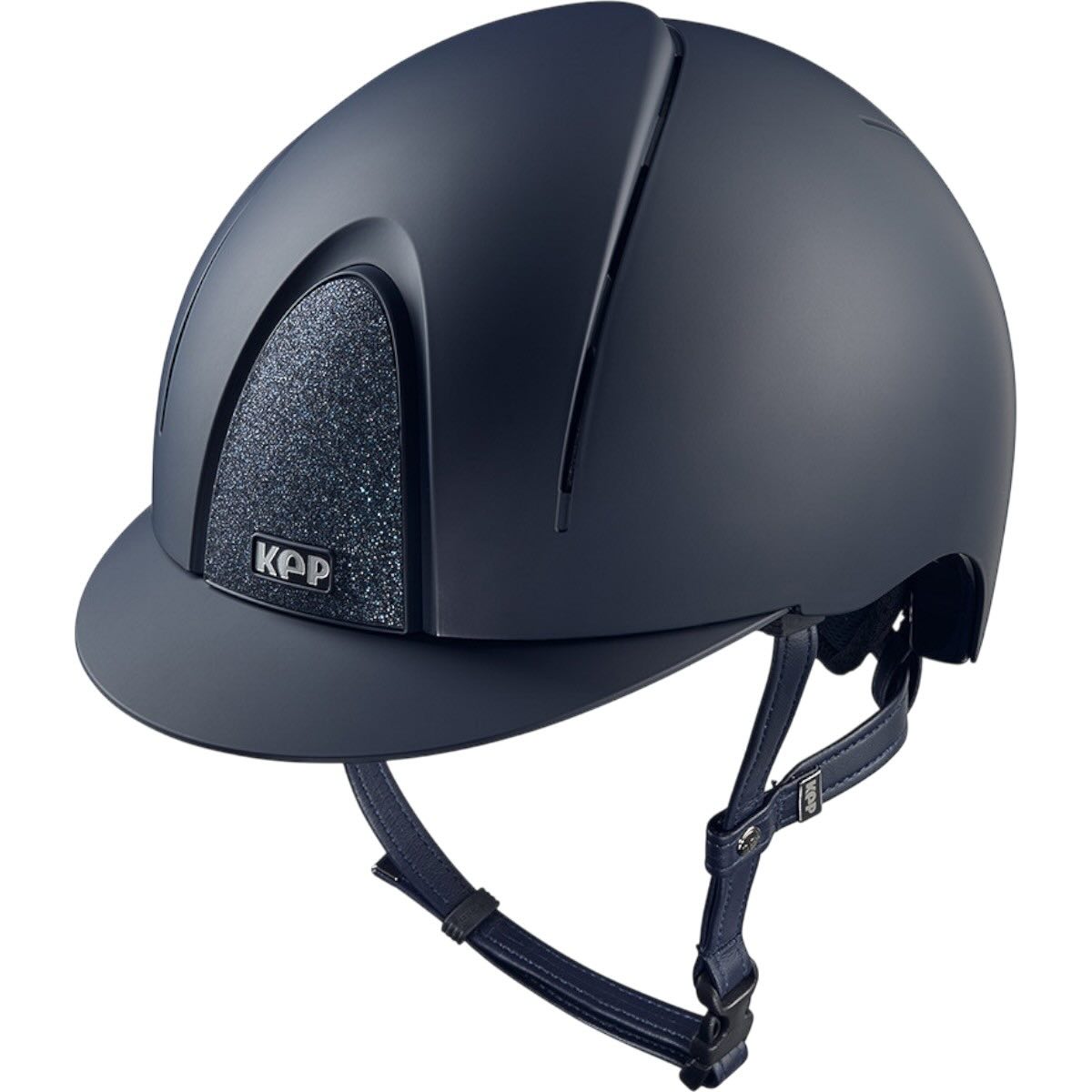 KEP Reithelm Smart Nova Matt Star Blue, Blue, Produkt allein auf weißem Hintergrund.
