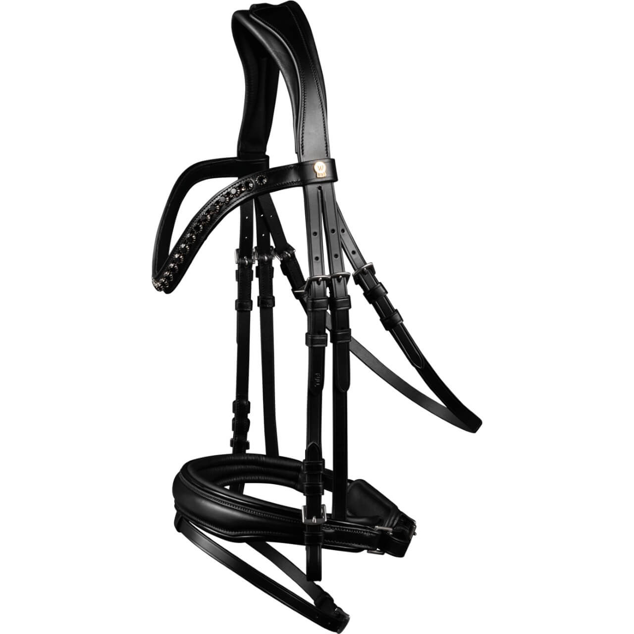Trensenzaum S-line Blackshine Lacktrensenzaum