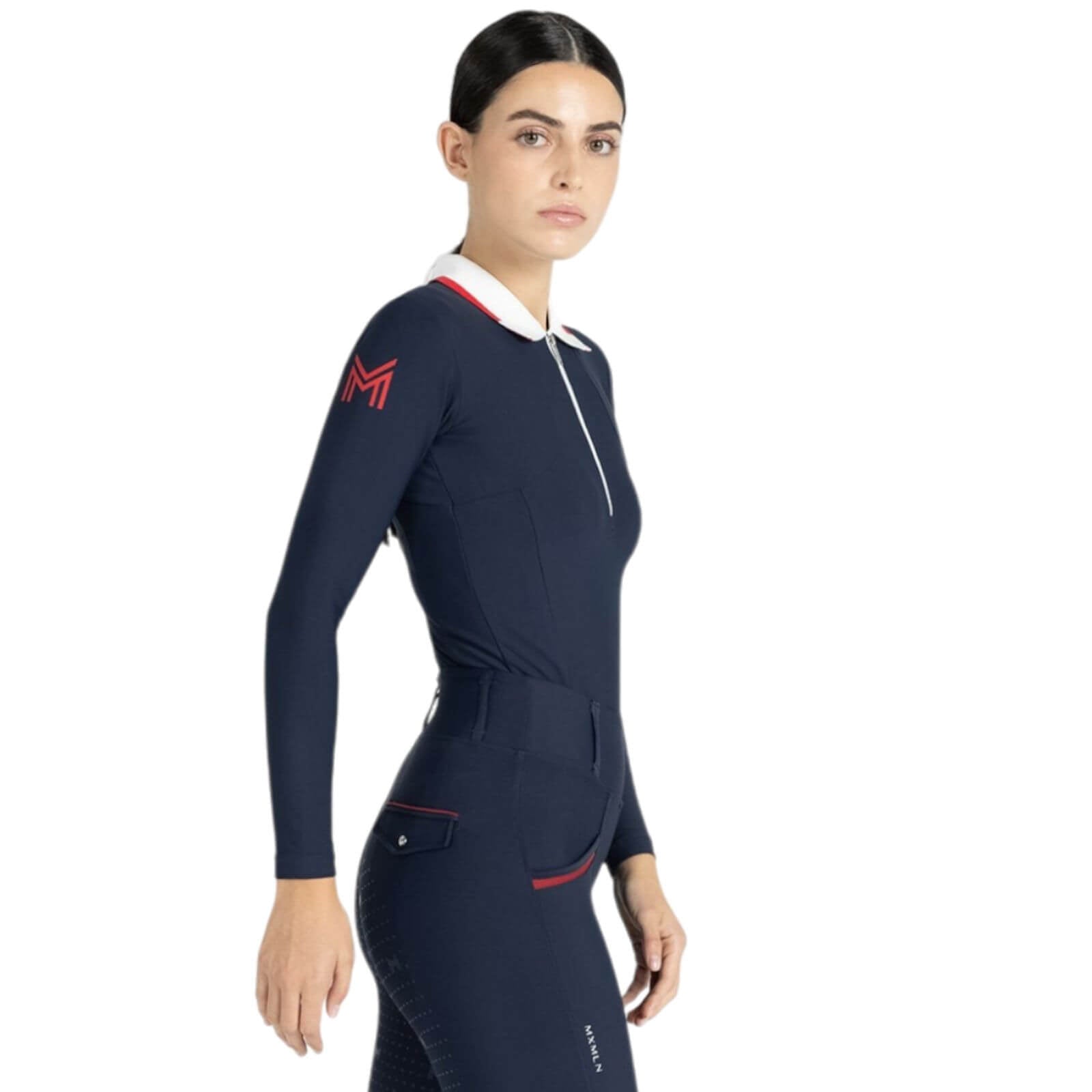 Langarmshirt Damen Concept Long Sleeve Polo Shirt Baselayer