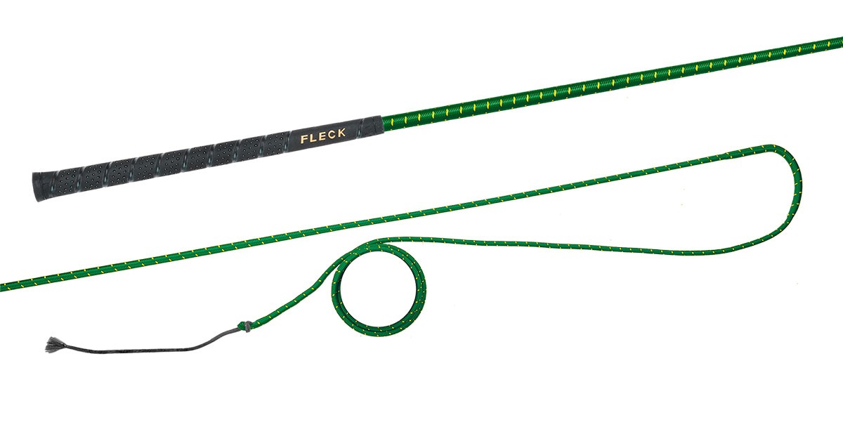 Longierpeitsche Fiberglas Flexibel Nylongespinst Fleck-Griff Peitsche