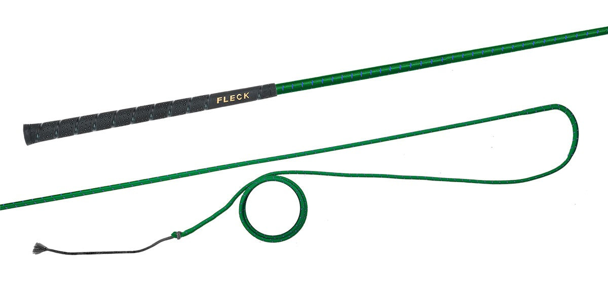 Longierpeitsche Fiberglas Flexibel Nylongespinst Fleck-Griff Peitsche