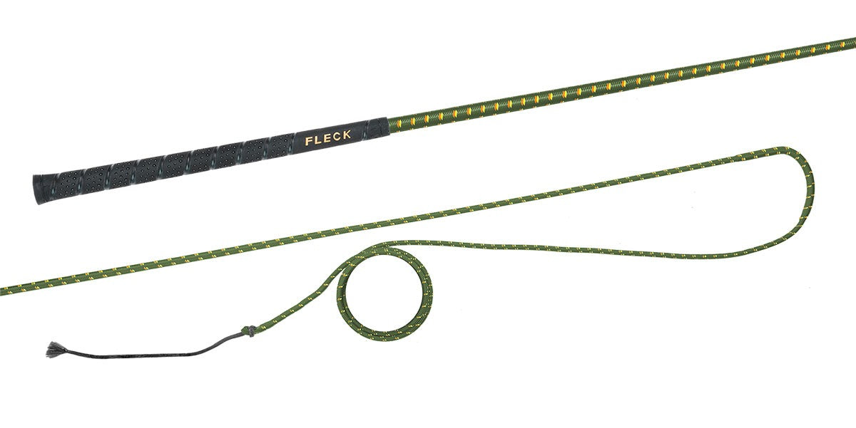 Longierpeitsche Fiberglas Flexibel Nylongespinst Fleck-Griff Peitsche
