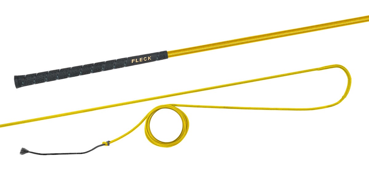 Longierpeitsche Fiberglas Flexibel Nylongespinst Fleck-Griff Peitsche
