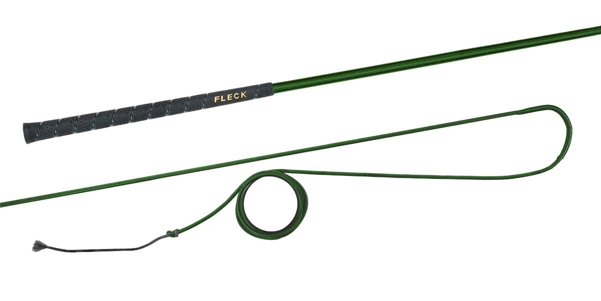 Longierpeitsche Fiberglas Flexibel Nylongespinst Fleck-Griff Peitsche