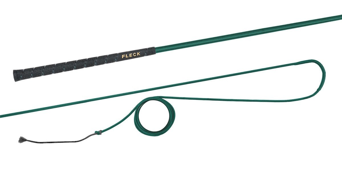 Longierpeitsche Fiberglas Flexibel Nylongespinst Fleck-Griff Peitsche