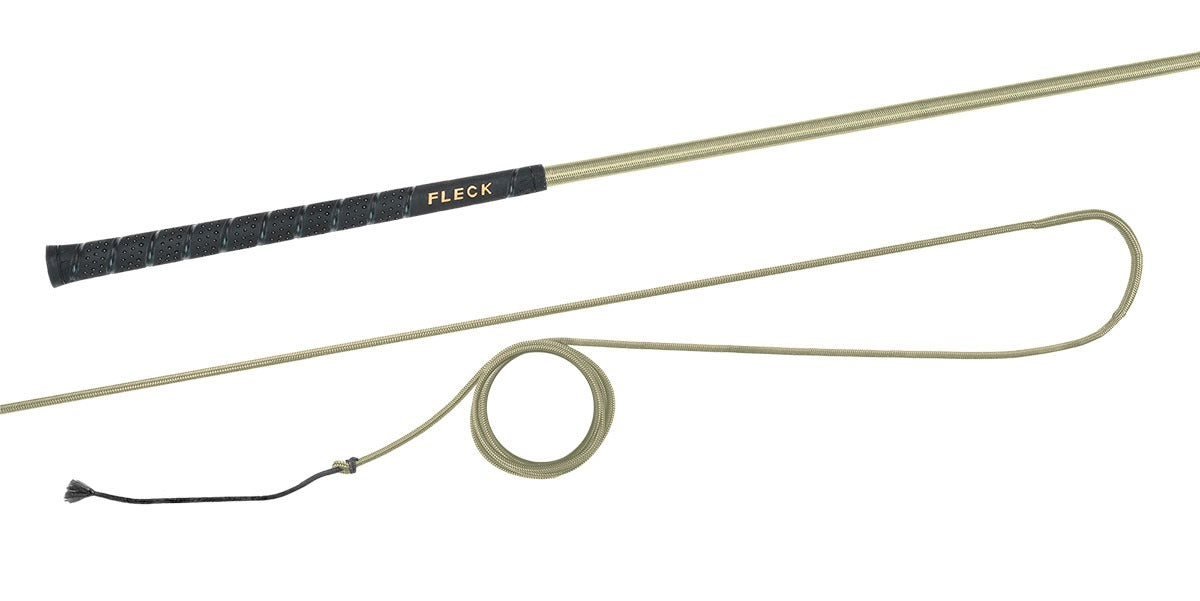 Longierpeitsche Fiberglas Flexibel Nylongespinst Fleck-Griff Peitsche