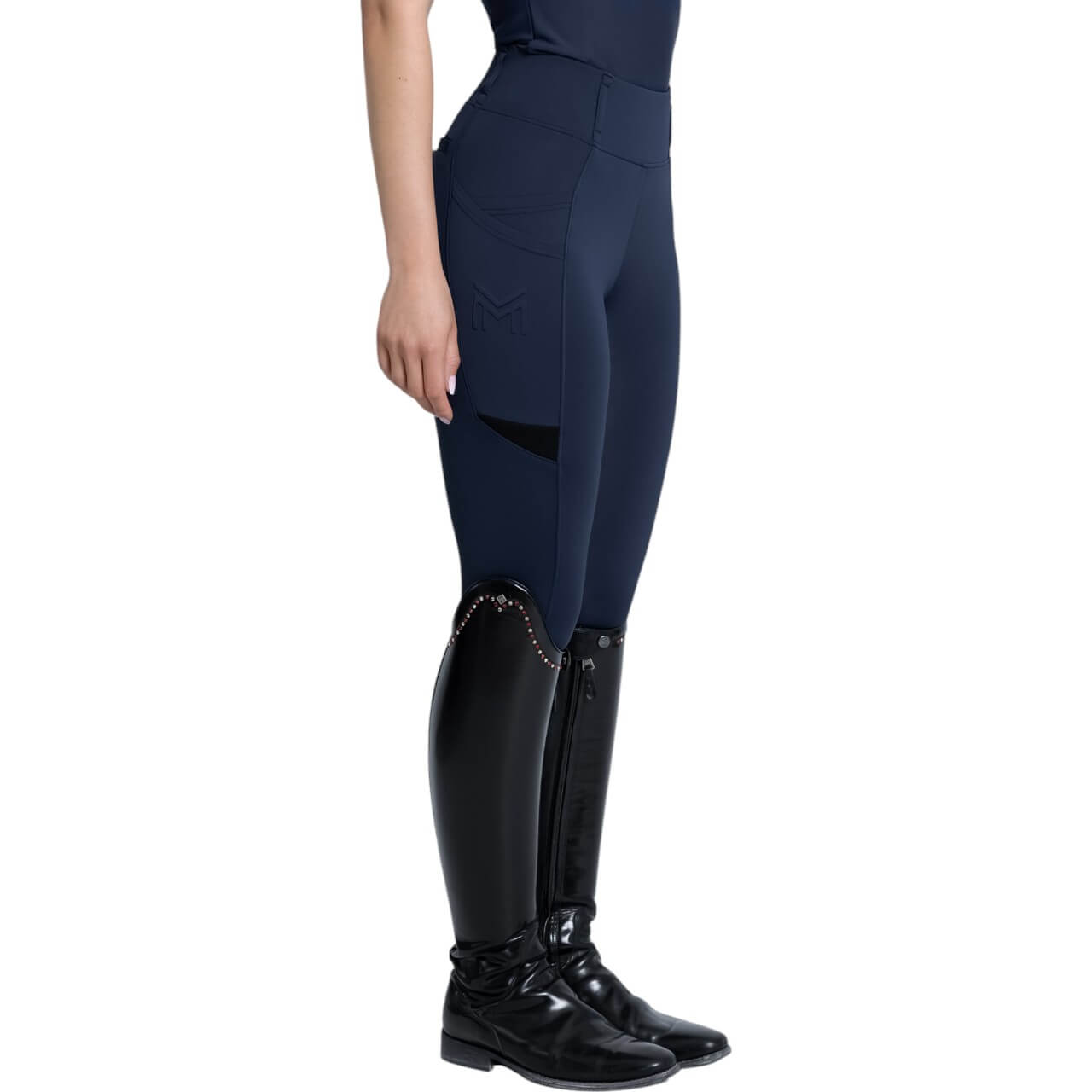 Reitleggings Damen Full-Grip Tech Damenreitleggings