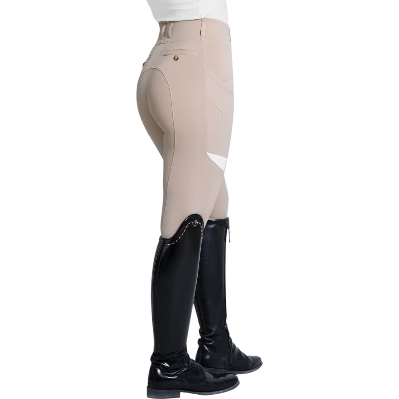 Reitleggings Damen Full-Grip Tech Damenreitleggings